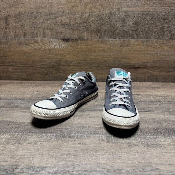 Converse All Star Gray Canvas Sneakers Women's Size 10 - Picture 1 of 6